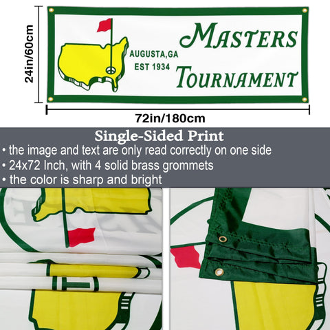 JZYIZYU golf flag banner used as yard decor in garden