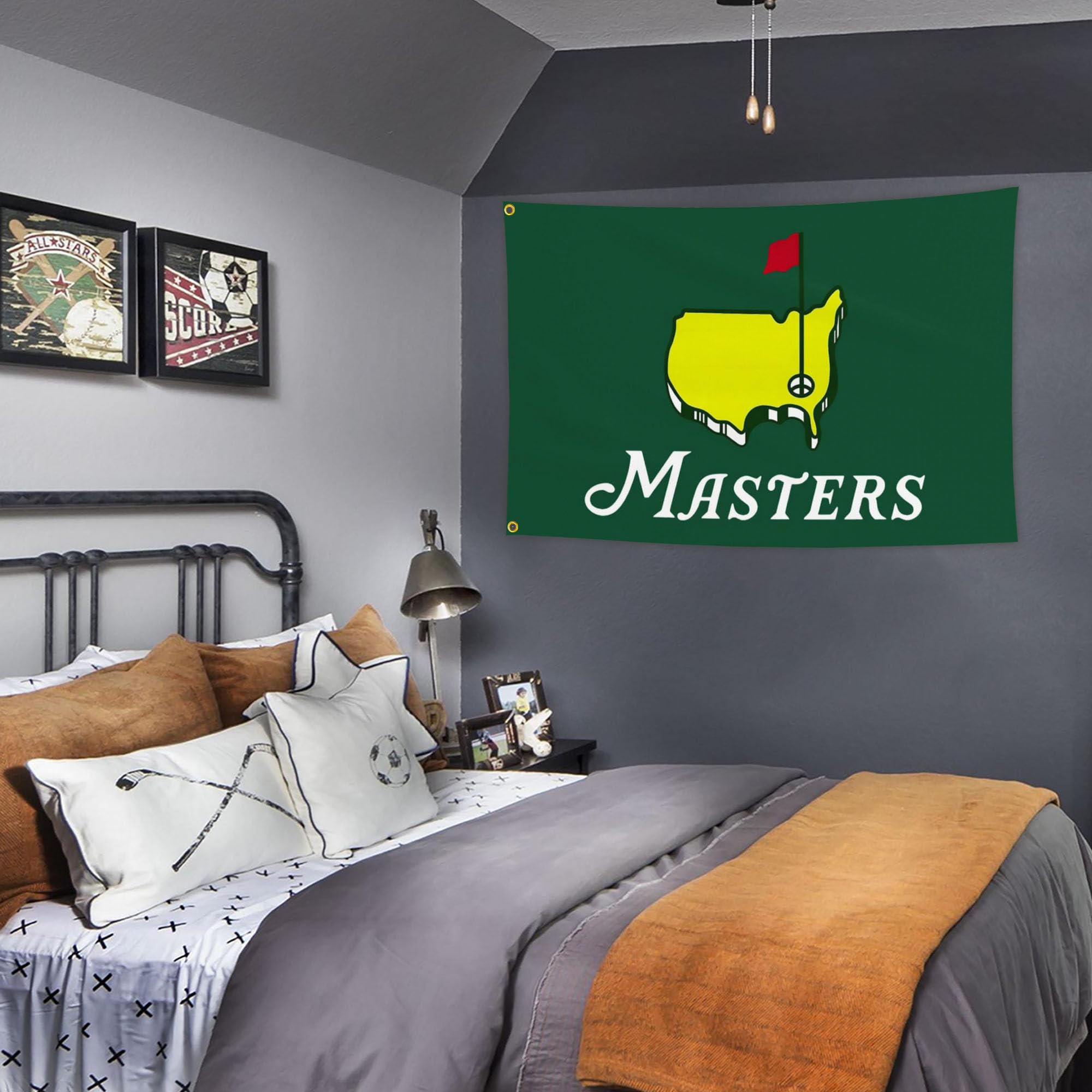 Top sleeve design on JZYIZYU Golf Flag for easy pole mounting