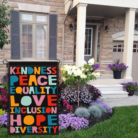 JZYIZYU pride yard flag, easy to install on deck or porch.