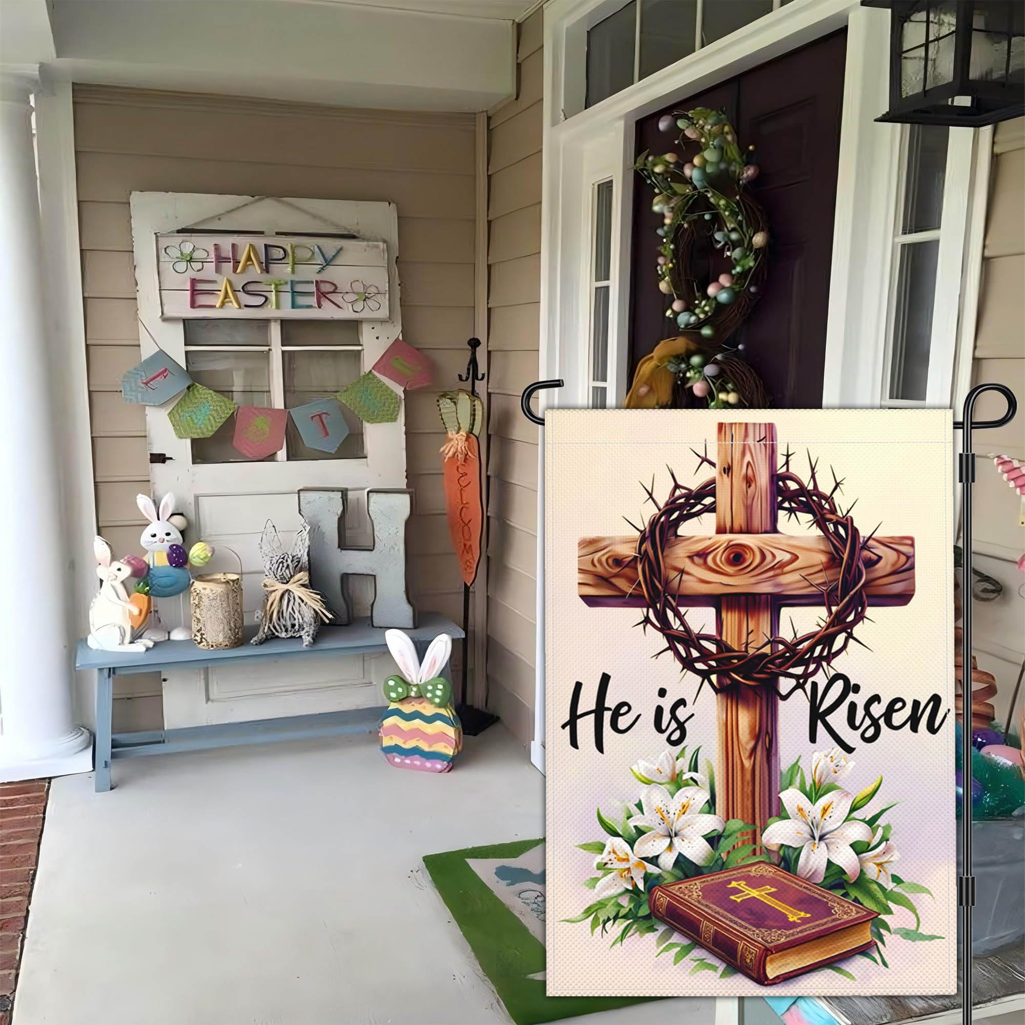 JZYIZYU Welcome spring flag for porch or patio decor