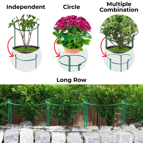 K-Brands protective powder coating finish keeps stakes looking sleek in your garden.