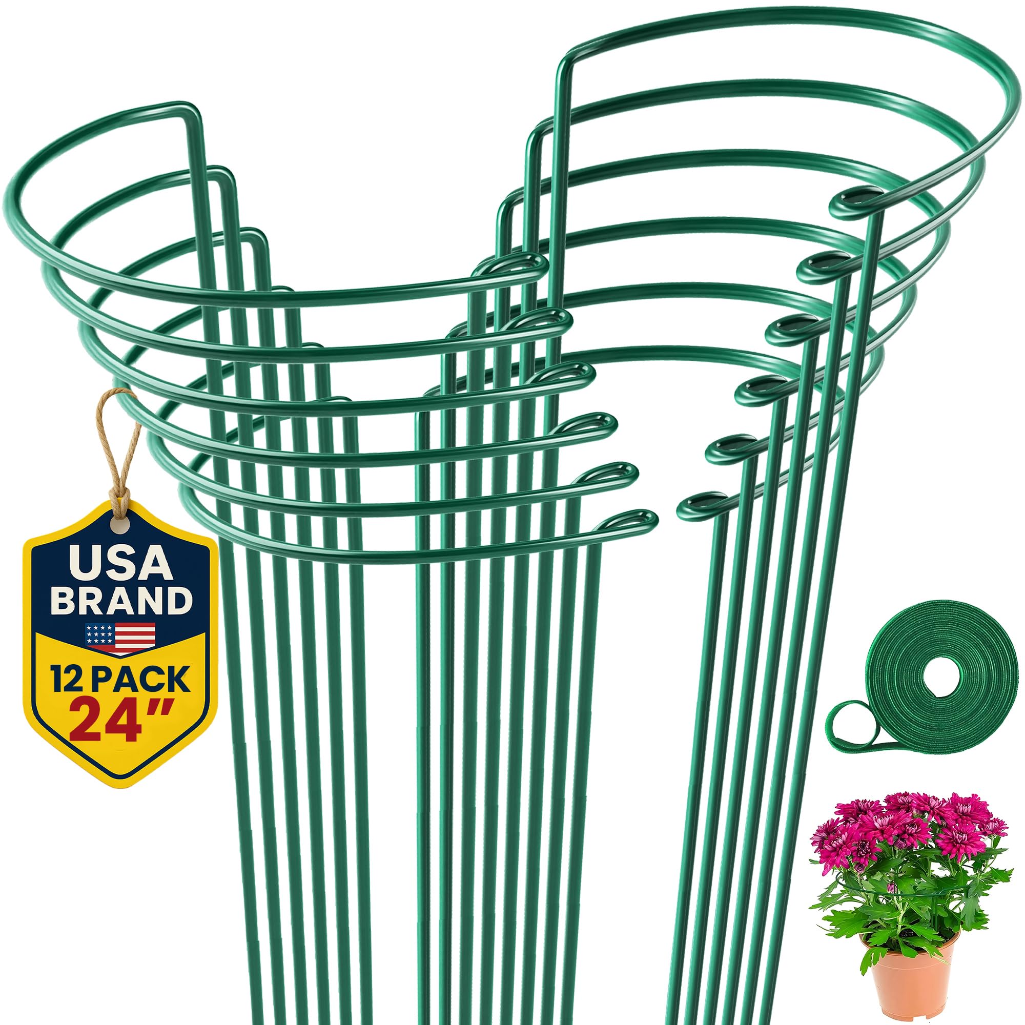 K-Brands tall snake plant stake for upright growth in any garden