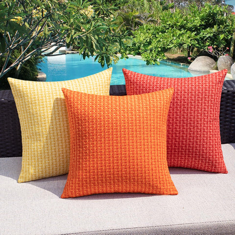 Two-pack design from K KEVIN TEXTILE offers ready swaps for busy spaces.