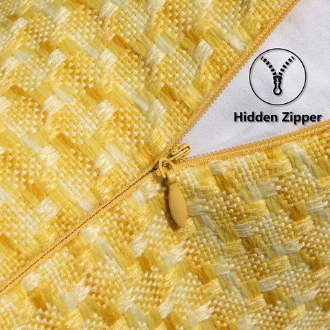Texture-rich weave of K KEVIN TEXTILE cover adds style to any outdoor setup.