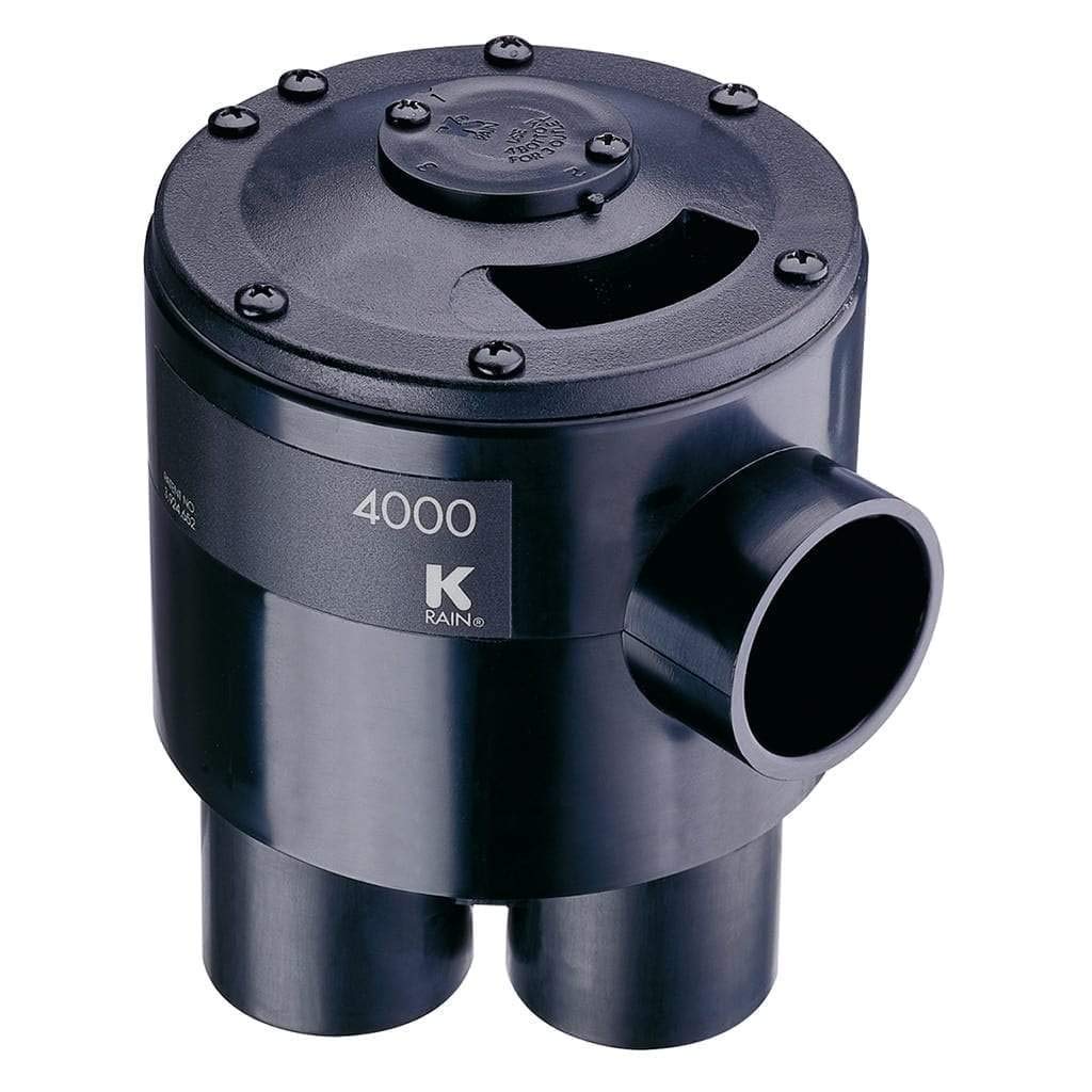 K-Rain 4404 4000 Series indexing valve with four outlets for multi‑zone irrigation control
