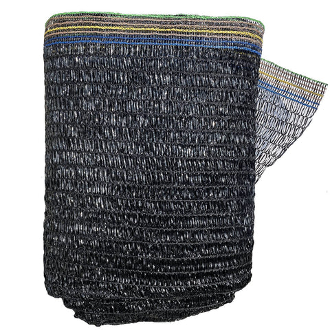 KAAOGITY 55% sunblock shade cloth over garden bed for cooler soil.