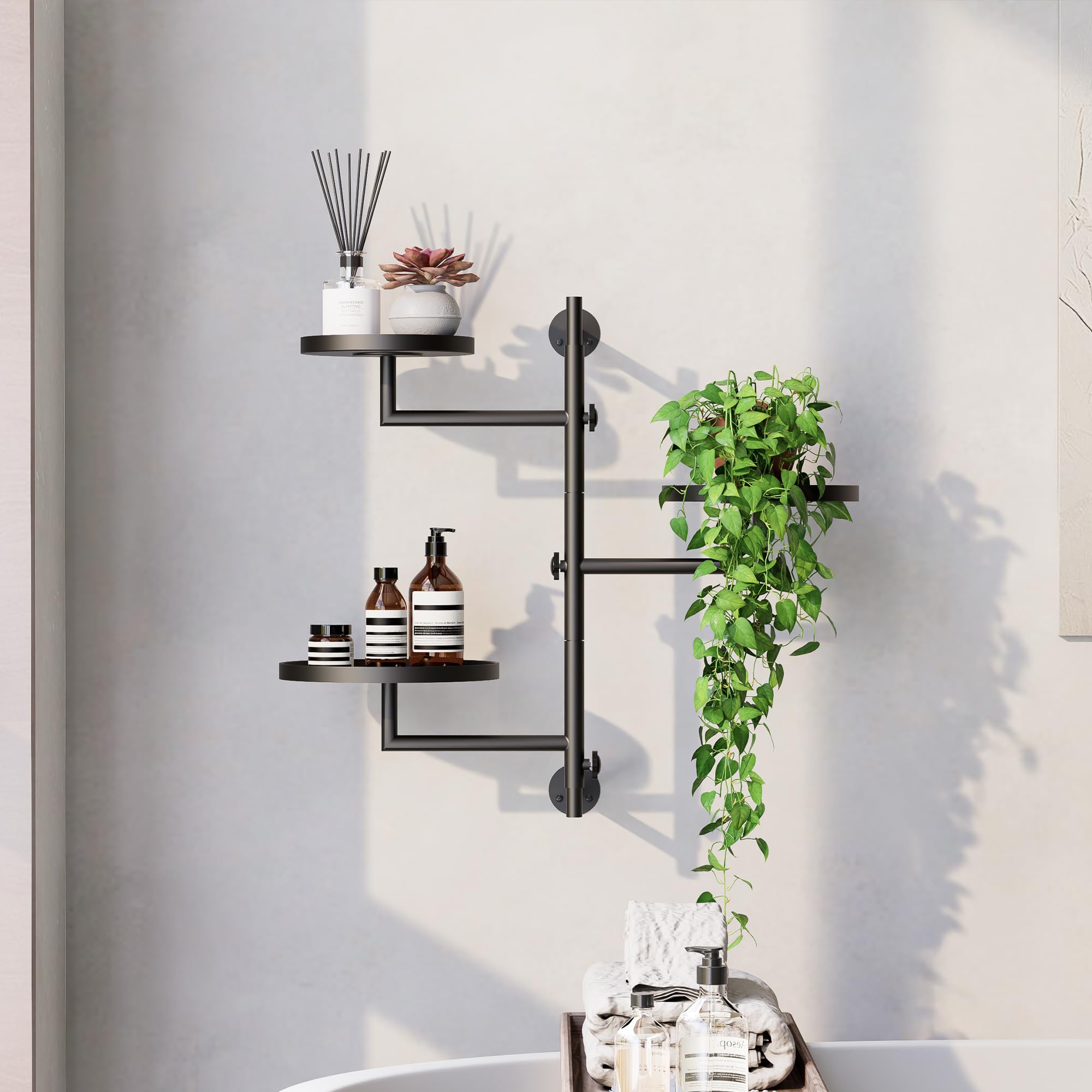 KAAPSAM indoor plant display stand designed for quick assembly and stable placement.