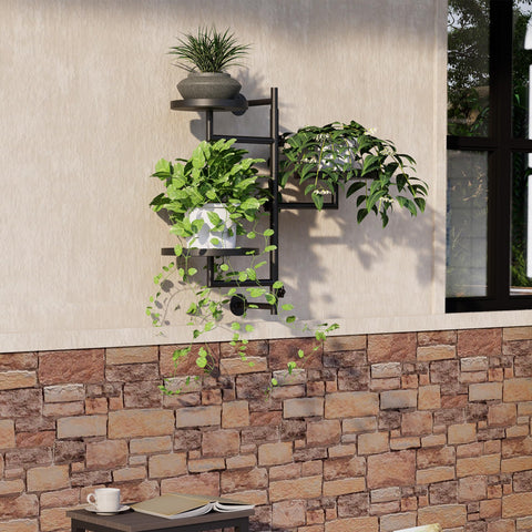 KAAPSAM window sill plant stand showing plants while maximizing daylight.