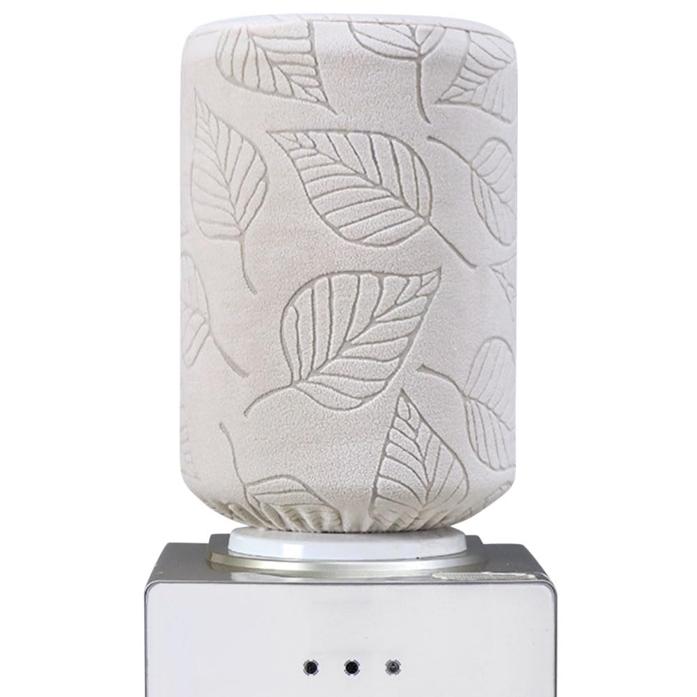 KABAKE 5 gallon water bottle cover in beige protects the dispenser from dust.