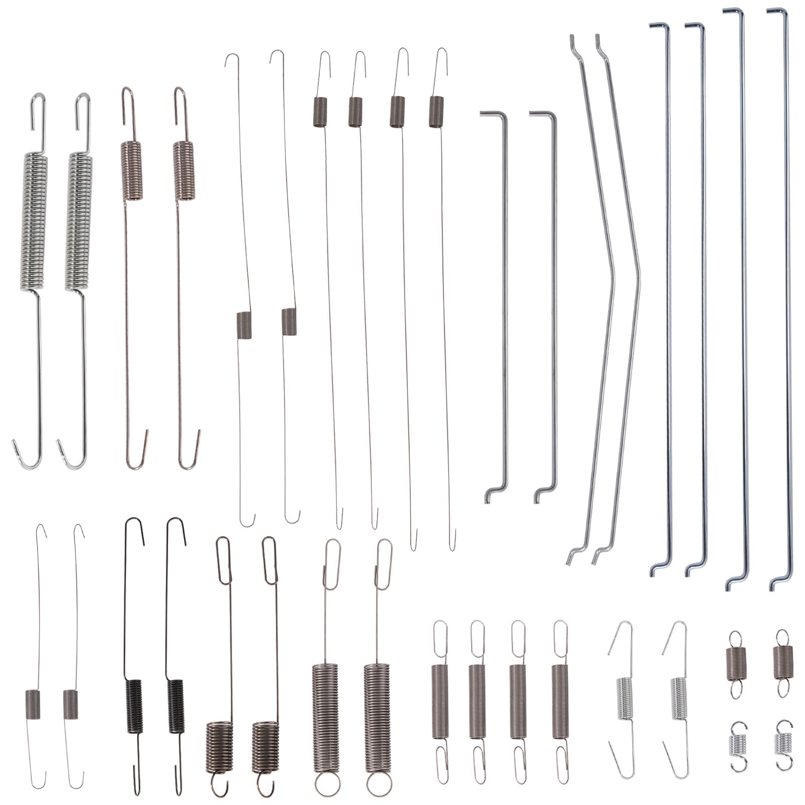 Kaberalty 36-pack throttle springs assortment for small engines, ready for maintenance and tuning.