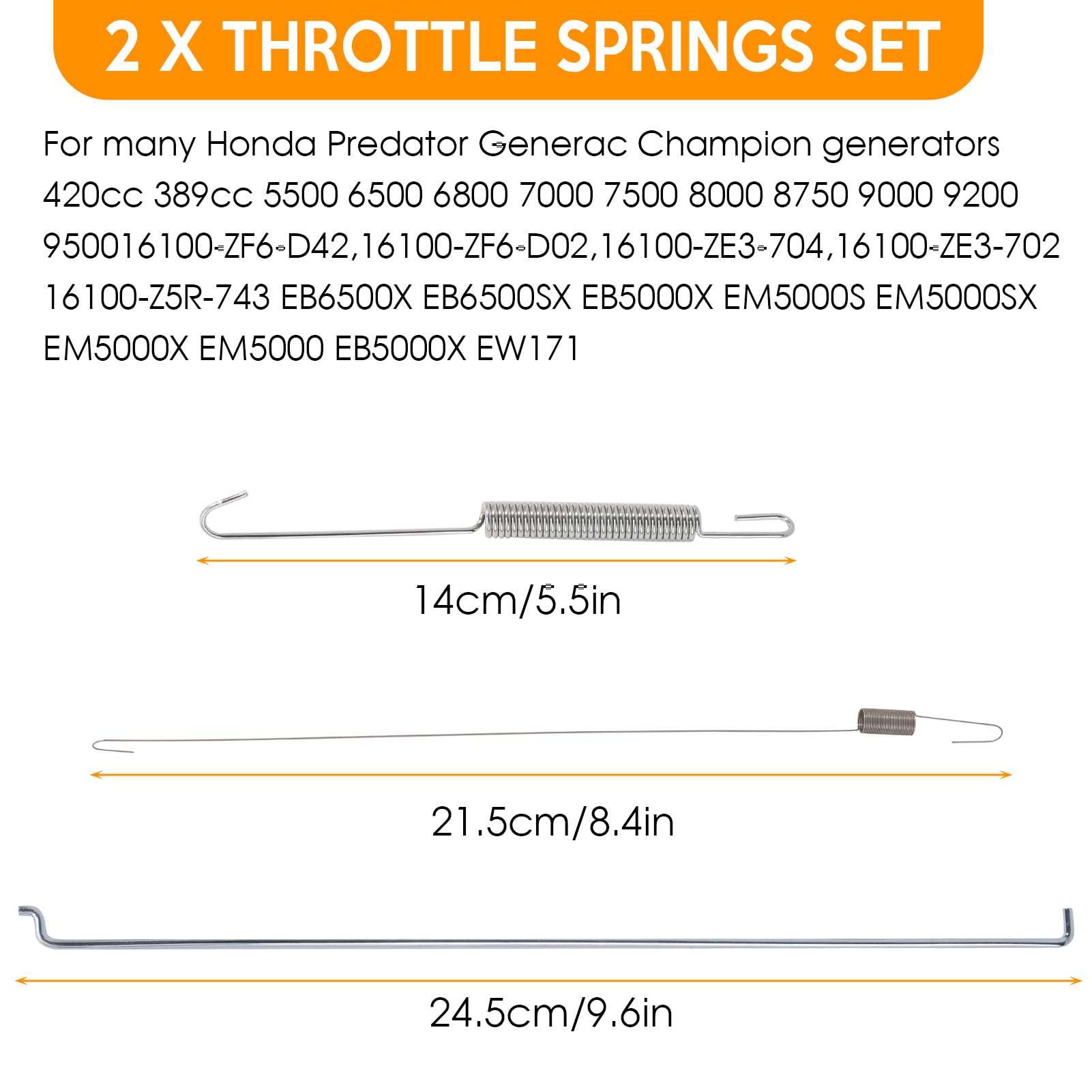 Kaberalty throttle return springs edge for smooth retraction and control.