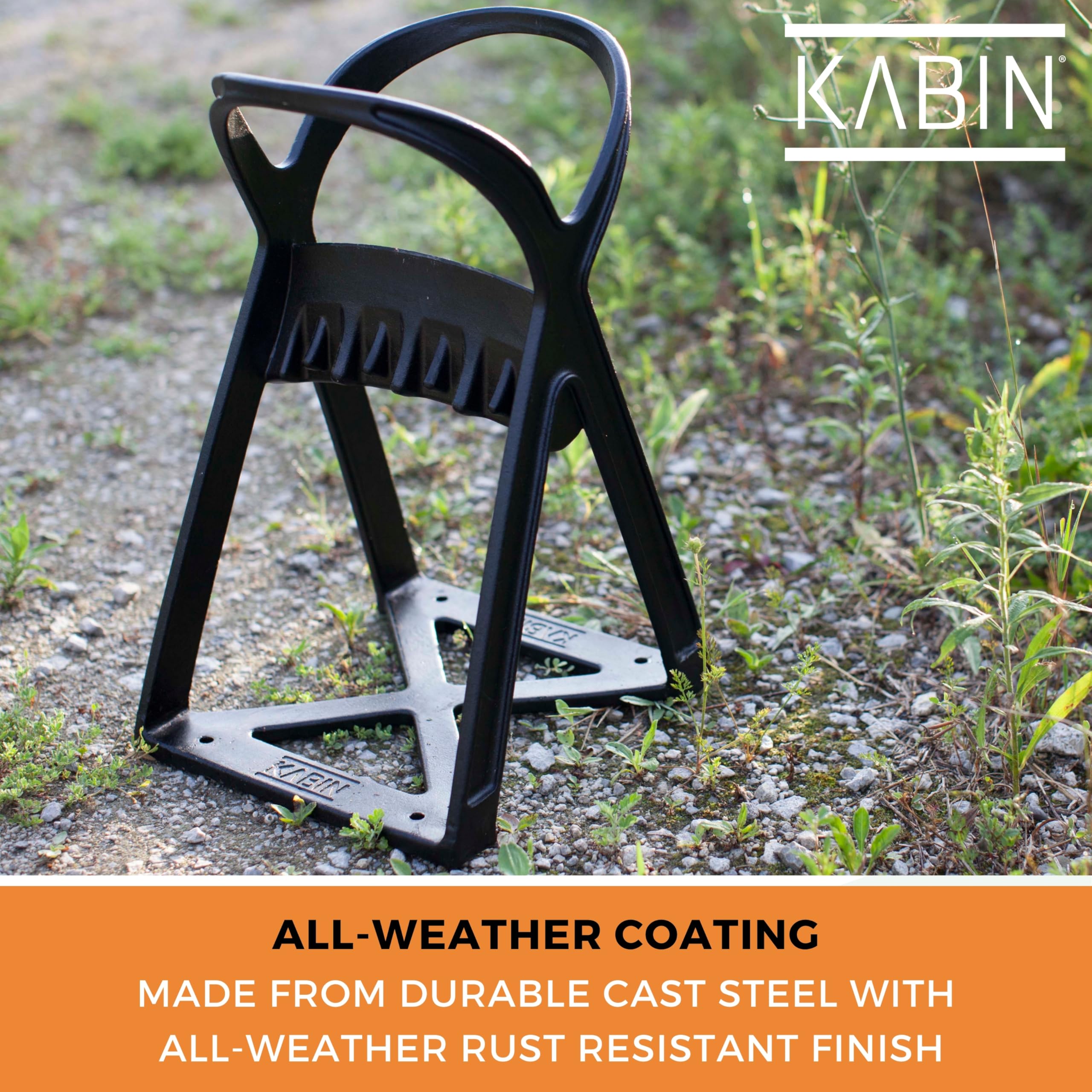 KABIN Kindle Quick close-up of durable cast steel construction