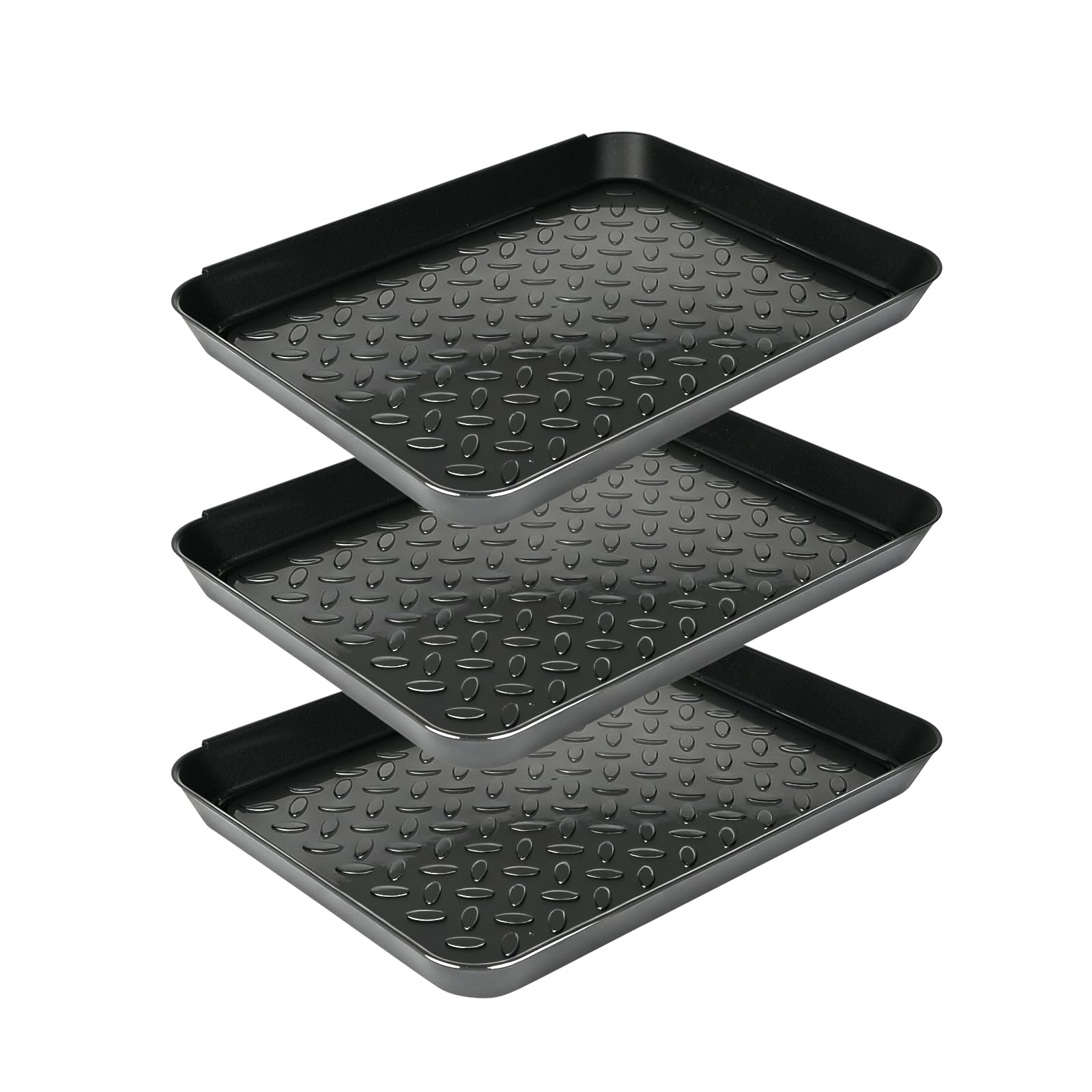 Kabquluz boot tray at entryway catching mud to protect floors.