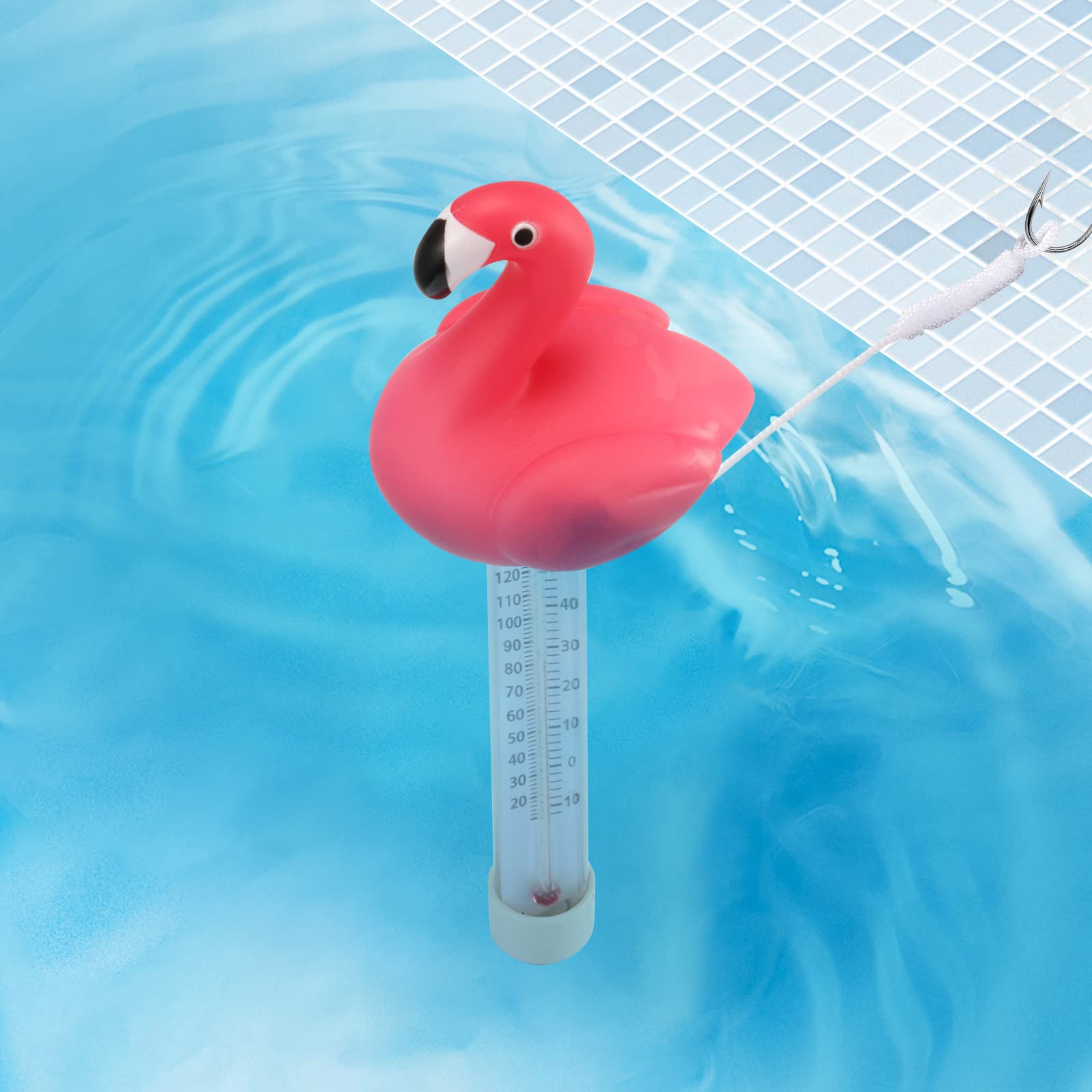 Kabuda rope attached thermometer close up for long lasting use
