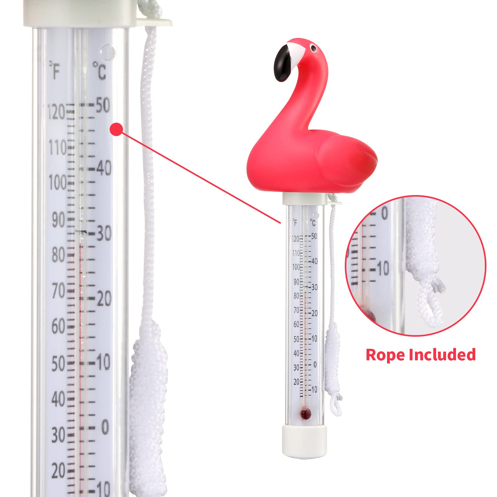 Kabuda turtle design floating thermometer front view for quick checks