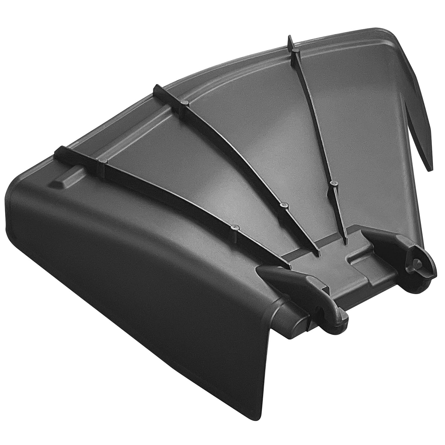 Kacarber 606930 discharge deflector for Hustler Raptor SD shows the chute and fit.