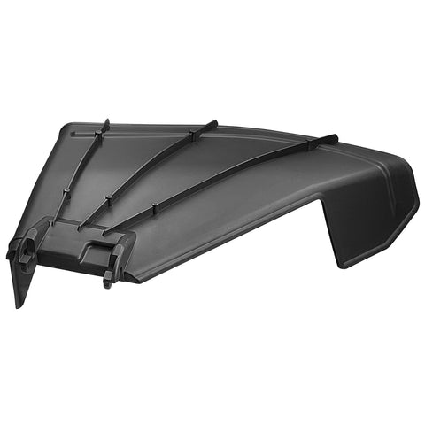 Kacarber durable deflector structure with reinforced mounting area.