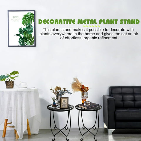 Kaesithar multi-purpose end table suits plants, drinks, or towels.