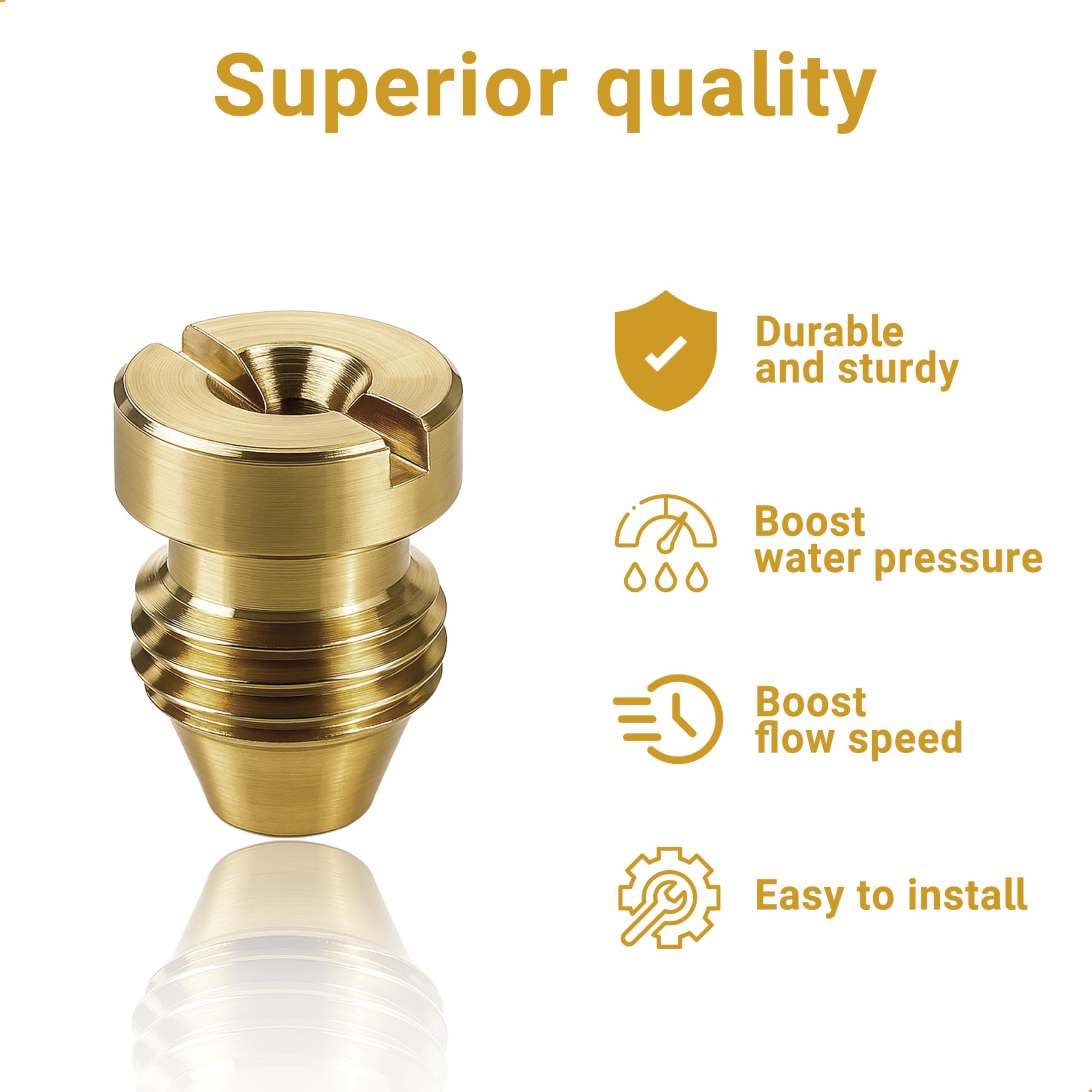 KAEZDD snow foam lance setup with brass components for reliability