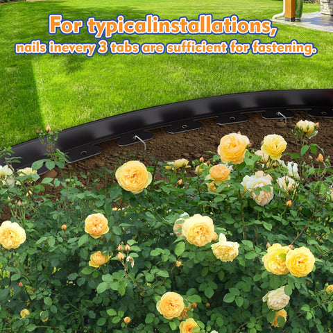 Kafuzi multi-purpose edge supports flower beds, pathways, and lawns.