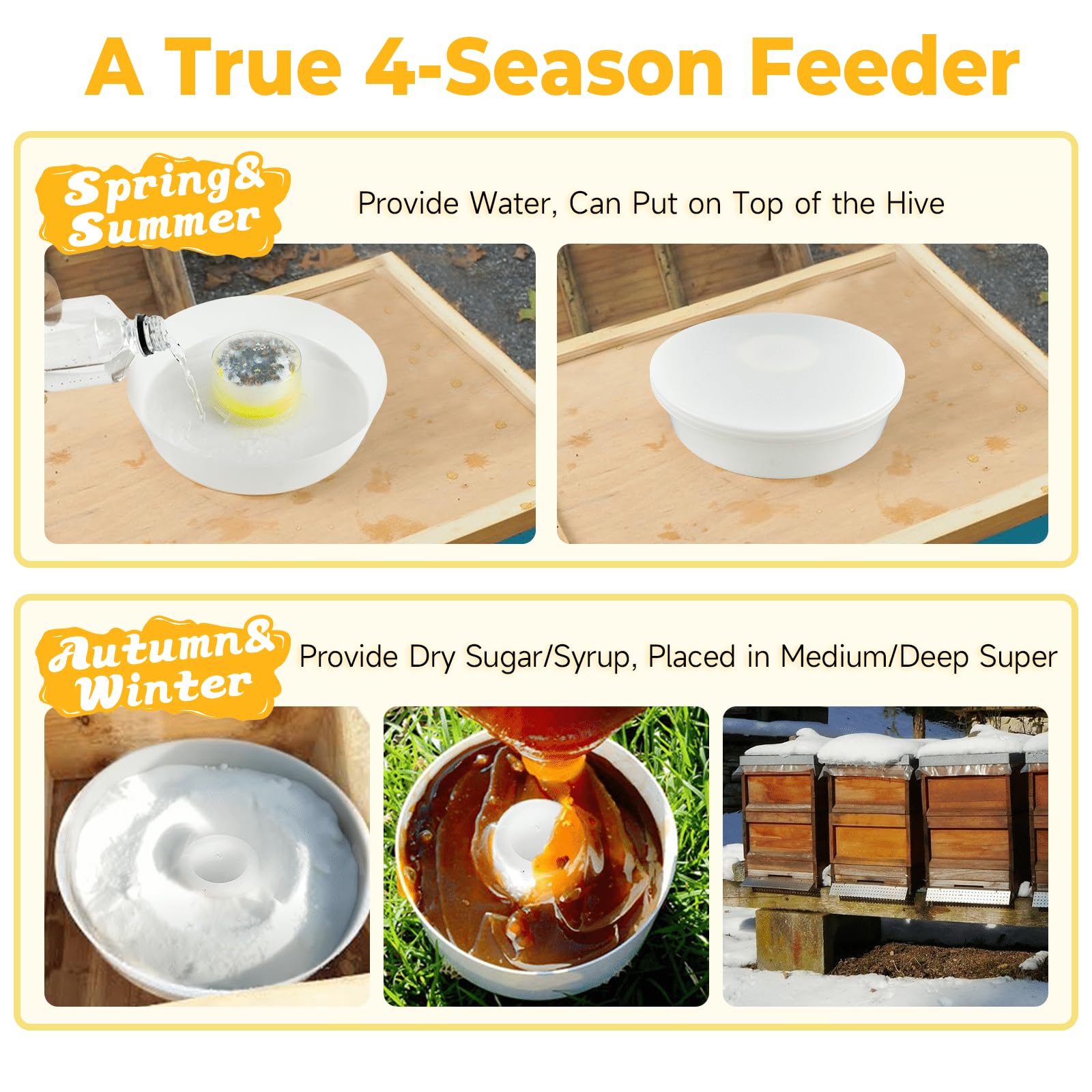 KAGZ Protective design ensures unwanted visitors are kept out of the feeder area.