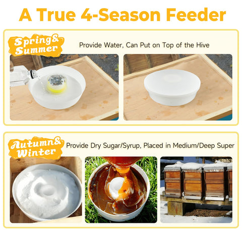 KAGZ Protective design ensures unwanted visitors are kept out of the feeder area.