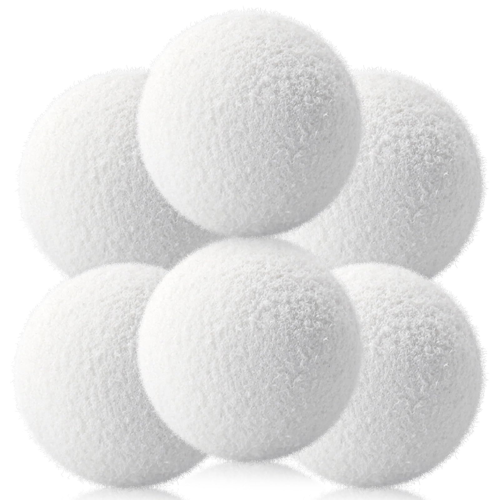 Kaifansun six-pack scum absorber balls float in a hot tub, absorbing oils and impurities.