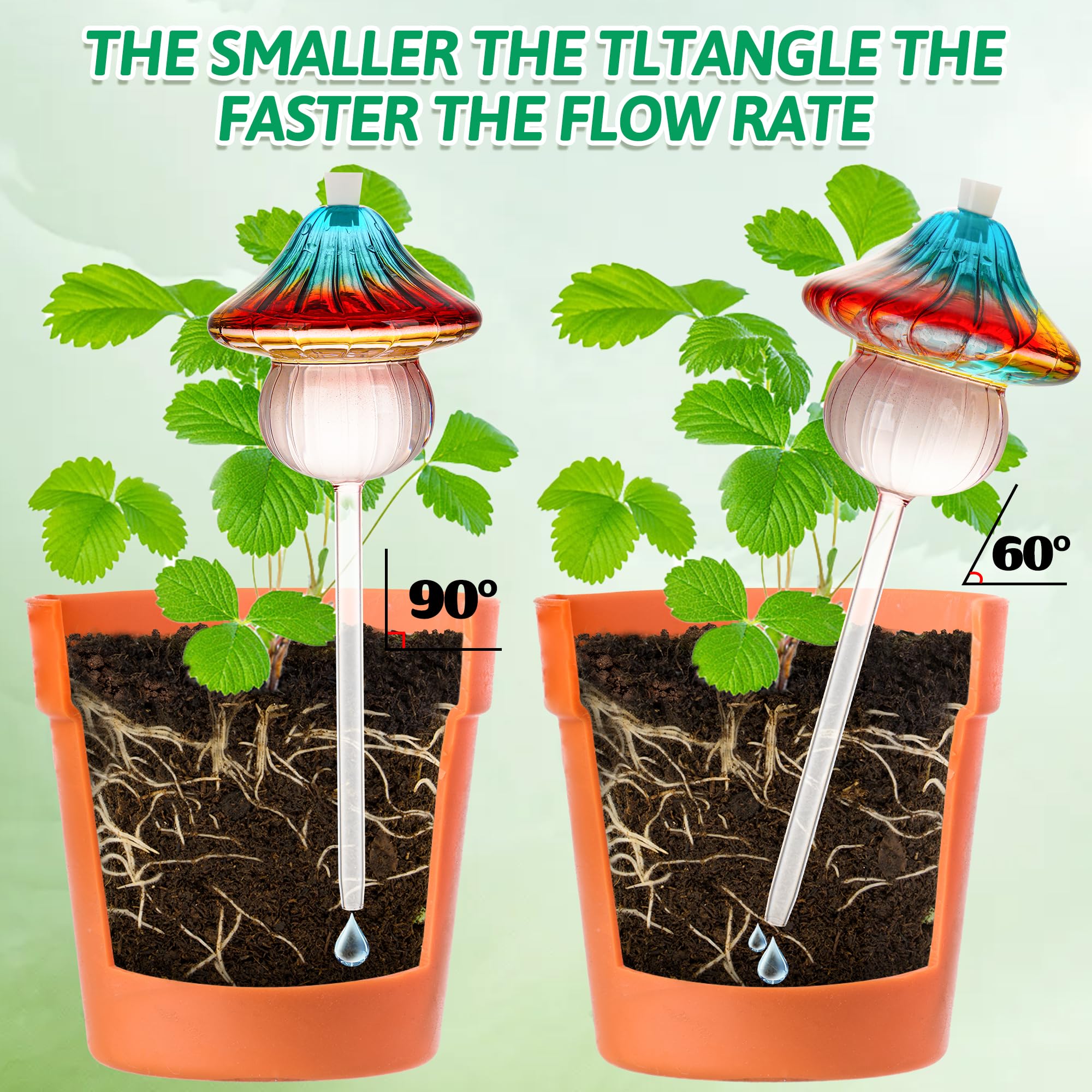 Kaimfdg travel-friendly globes suit indoor and outdoor plants during trips