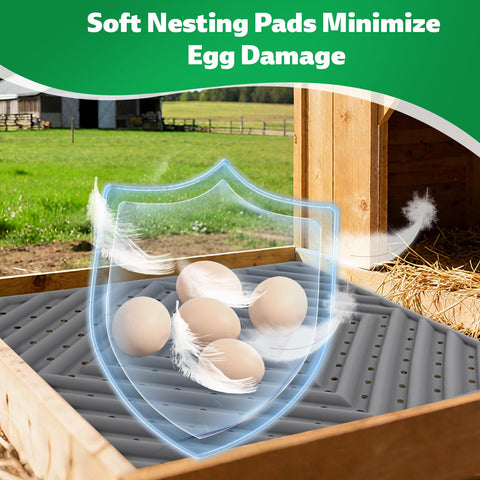 Kaipeia nesting pad 12x12 gray, cut to fit many nesting boxes.