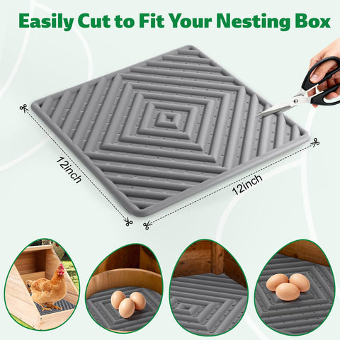 Kaipeia reusable nesting pad offers an eco-friendly coop upgrade.