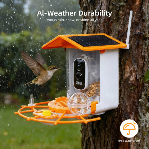 Kaixincz Clear back view enhances bird visibility and seed appeal