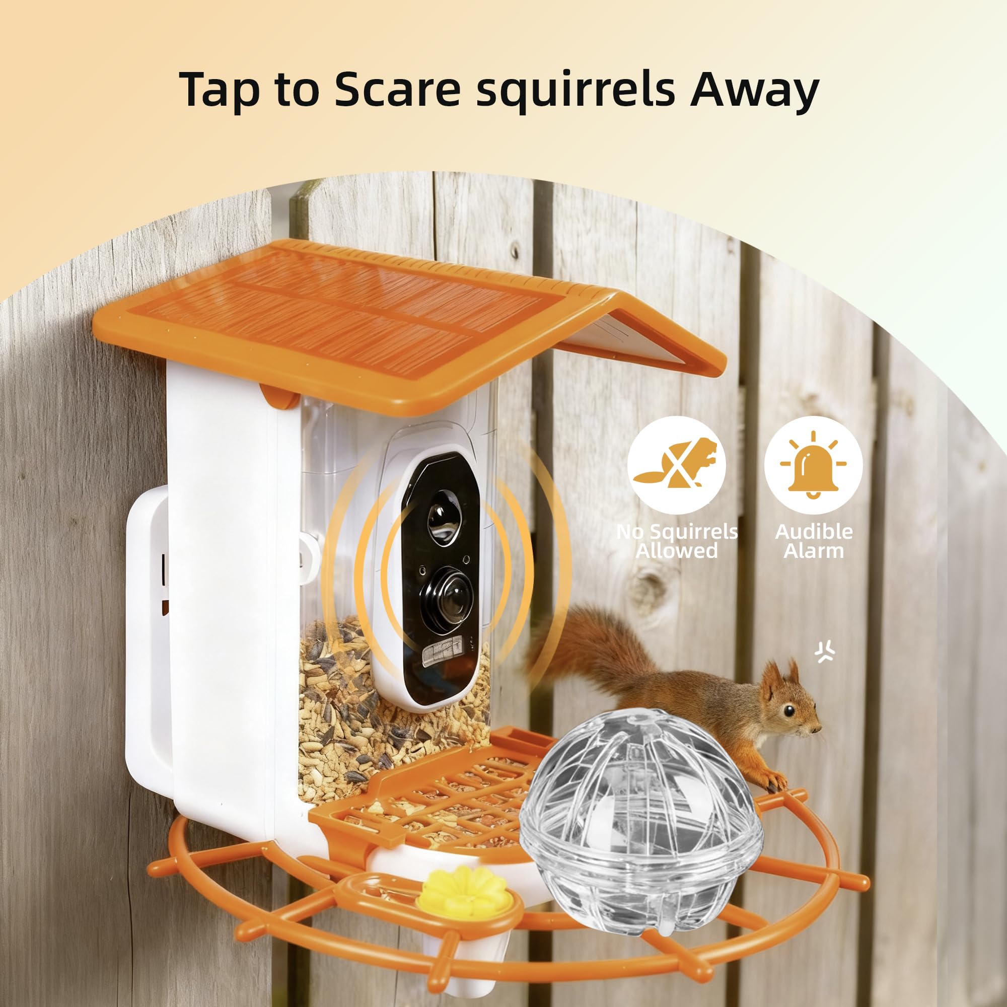 Kaixincz Feeder with mounting options for tree, pole, or fence
