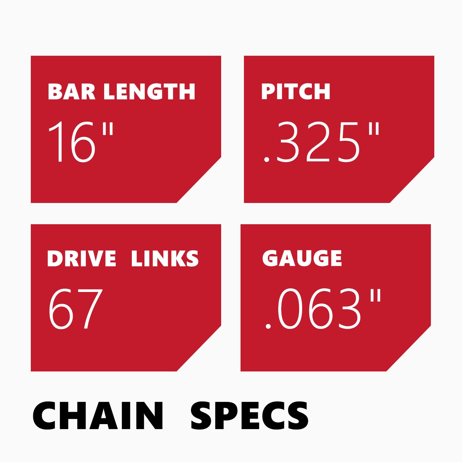 KAKEI 0.063 gauge chain ready for sturdy cuts and stable tension