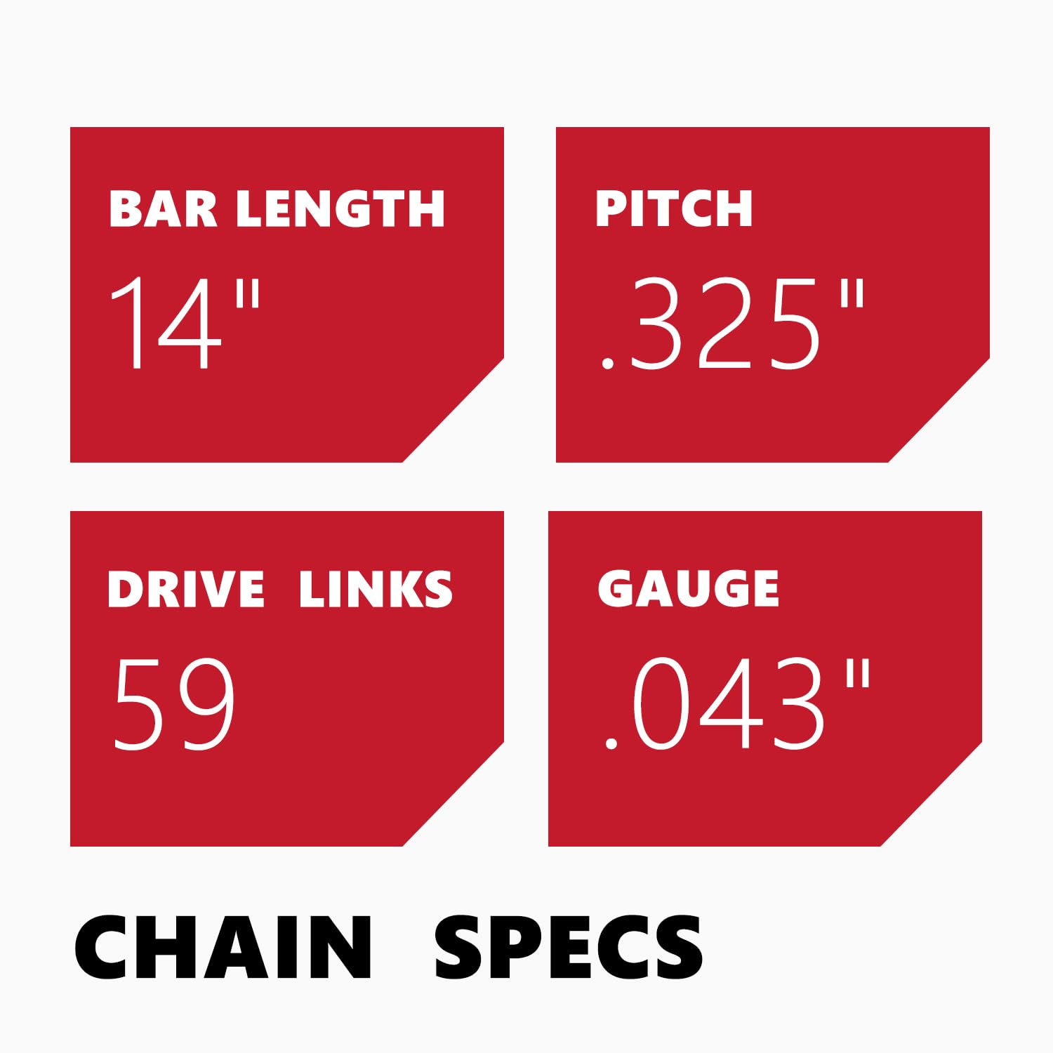 KAKEI 14-inch chain rivets hardened for long wear and stable tension