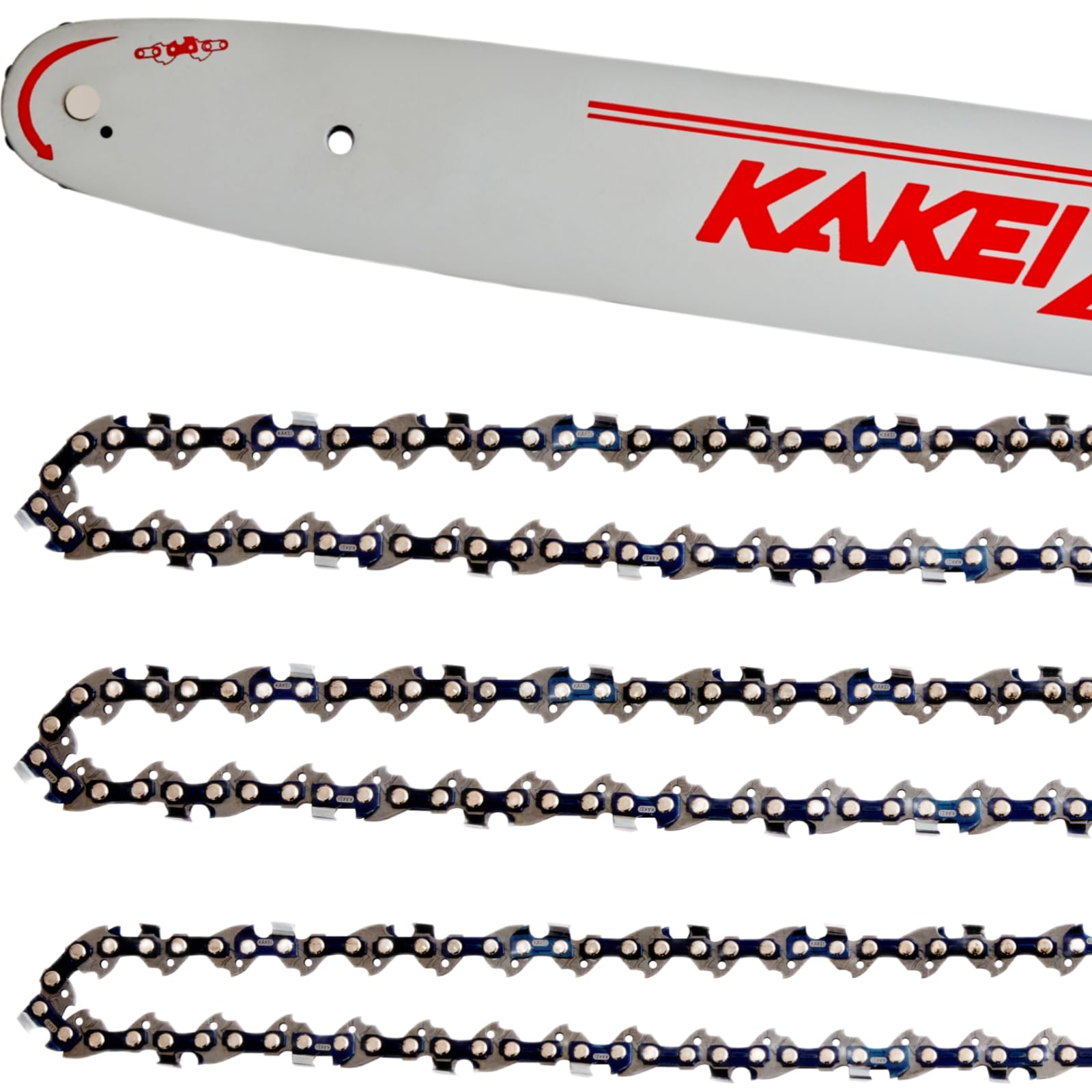 KAKEI 18-inch bar for smooth, controlled cuts.