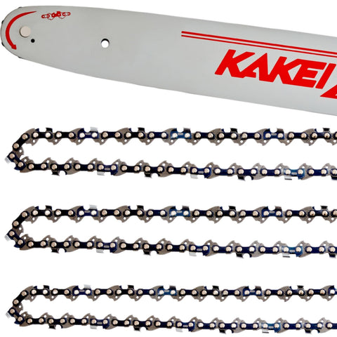 KAKEI 18-inch bar for smooth, controlled cuts.