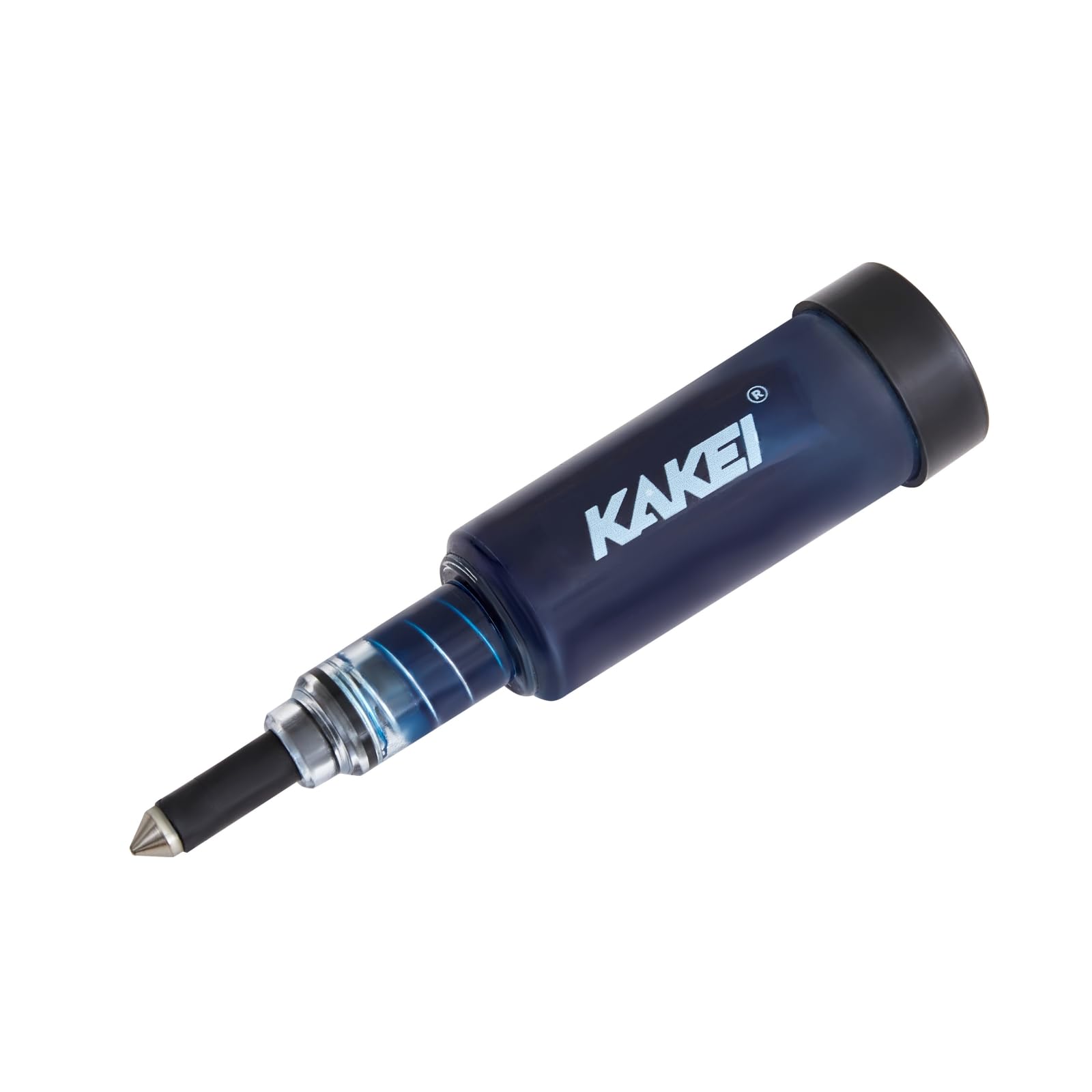 Rugged KAKEI grease gun with steel nozzle for durable field use.