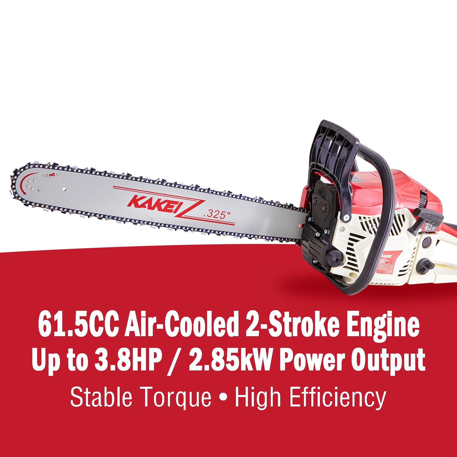 KAKEI easy-start handle demonstrates smooth starting and reduced pull effort for safer operation