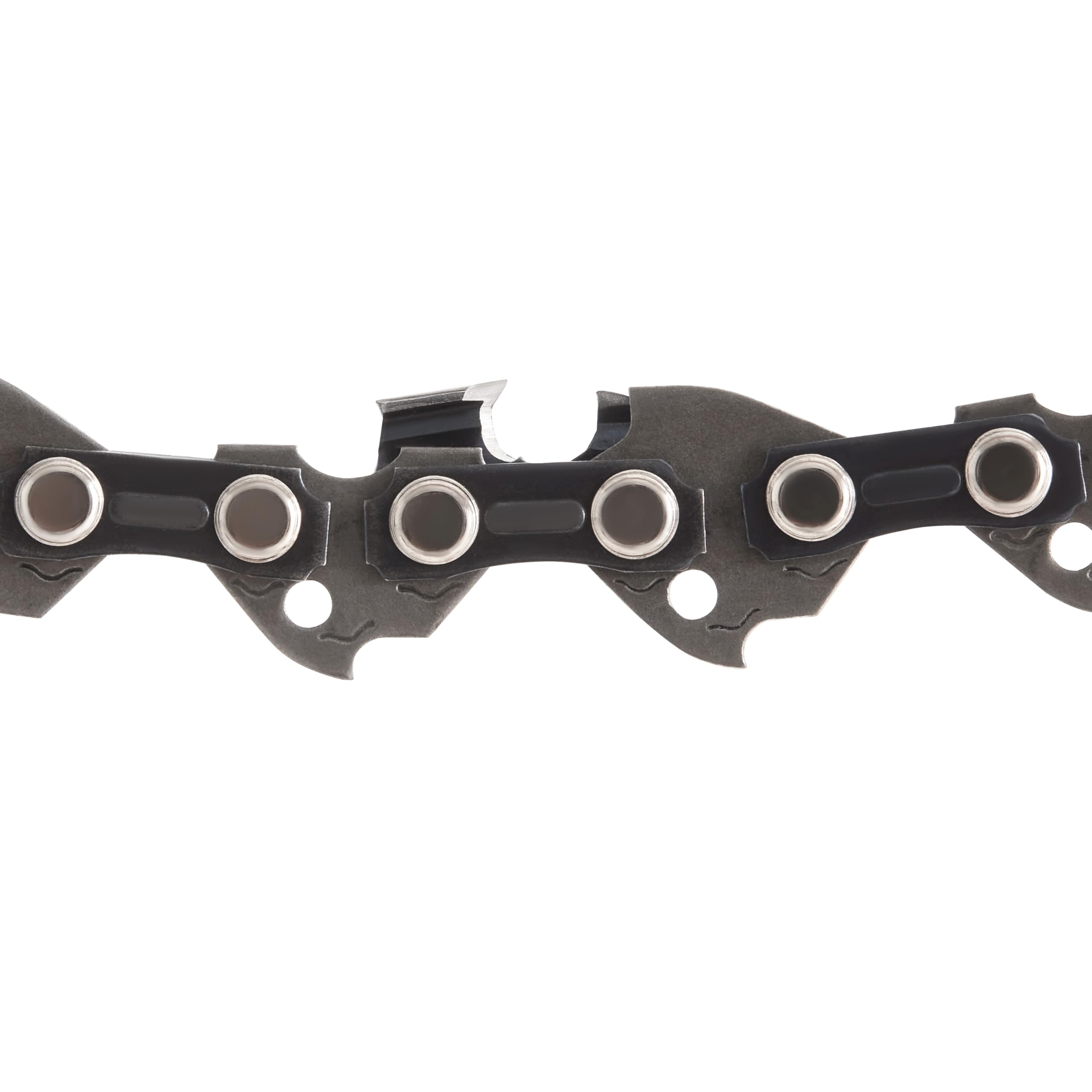 KAKEI hardened rivets resist wear for longer chain life.