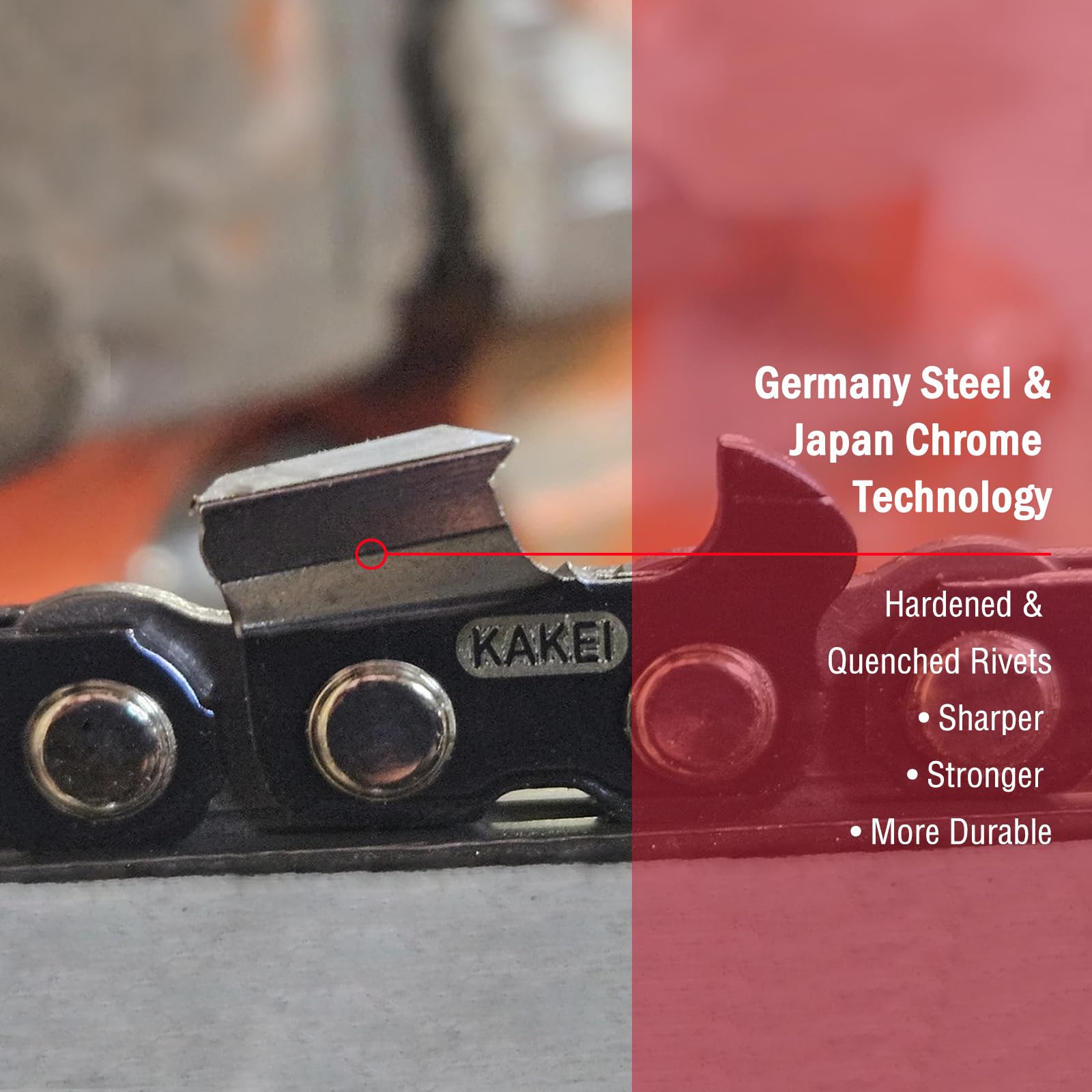 KAKEI large fuel tank emphasizes extended runtime for longer cutting sessions