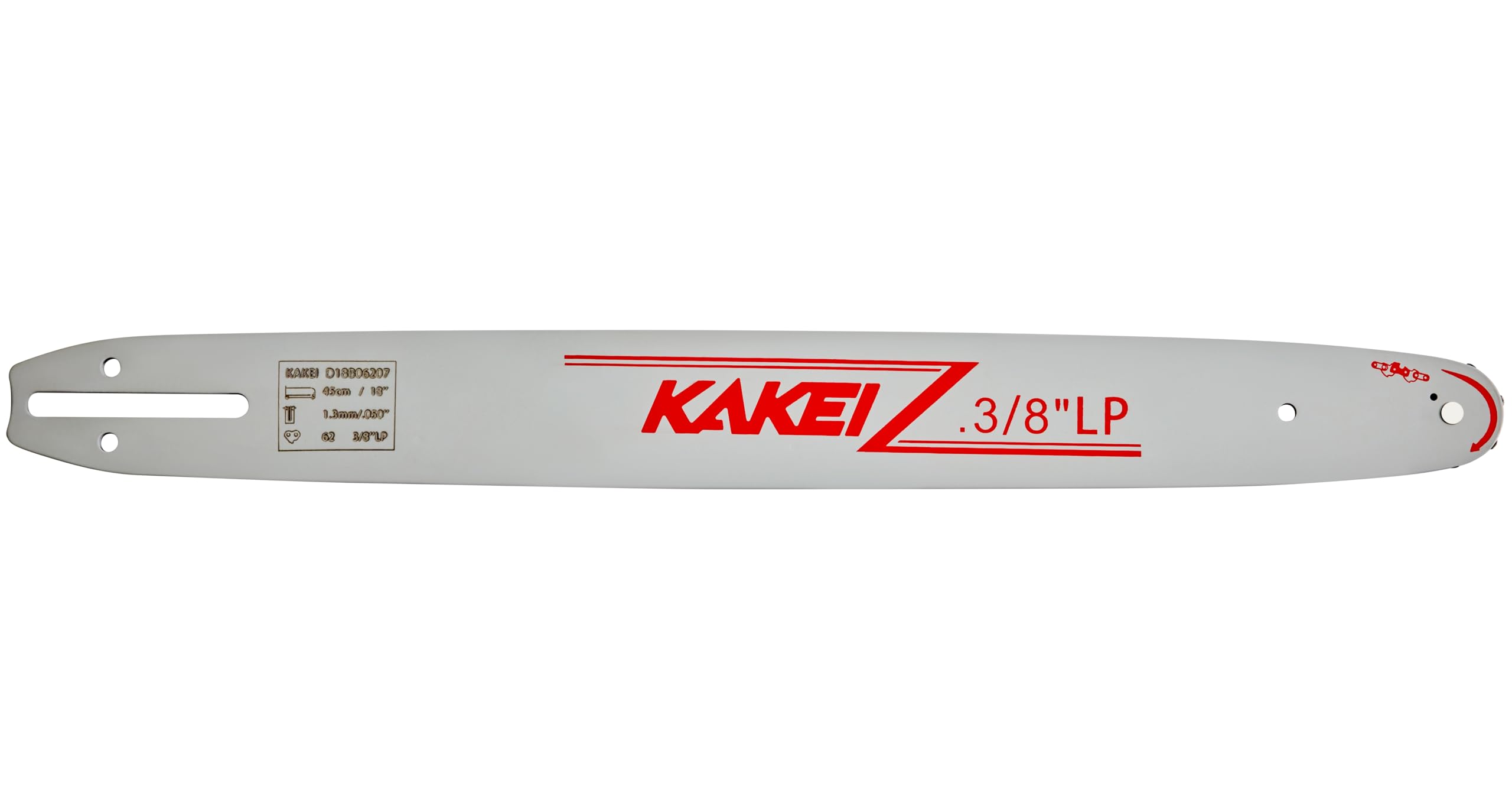 KAKEI low-kickback design aids steadier handling.