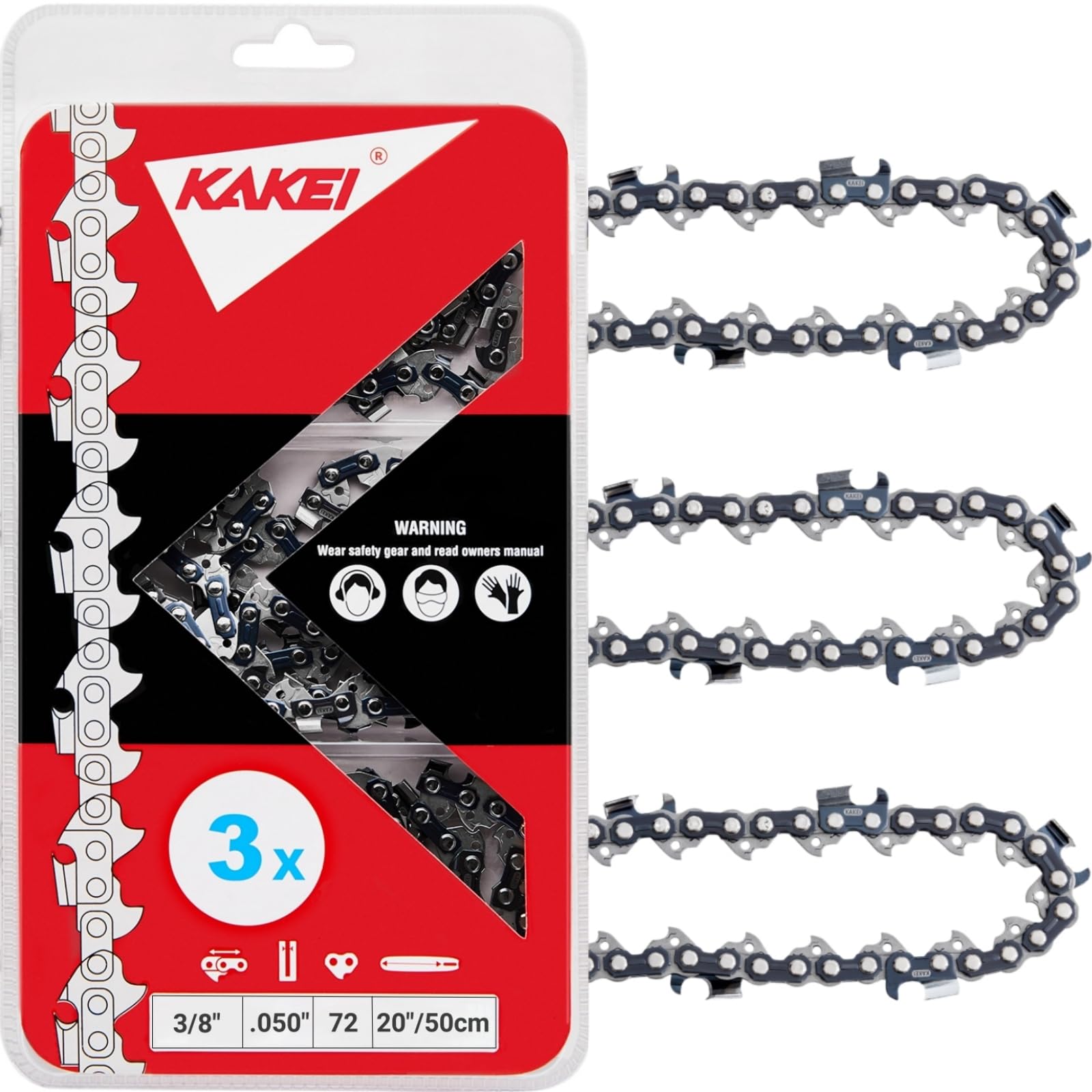 KAKEI Skiptooth chain cutters for smooth cuts and longevity.