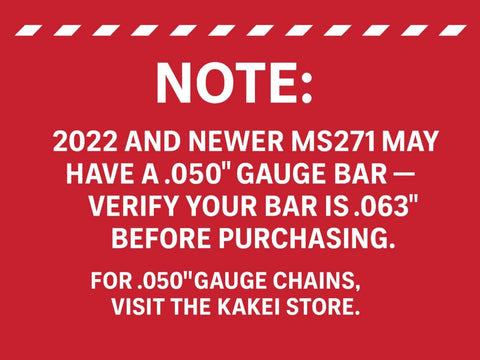 KAKEI chain on STIHL bar offers reliable cutting for home projects