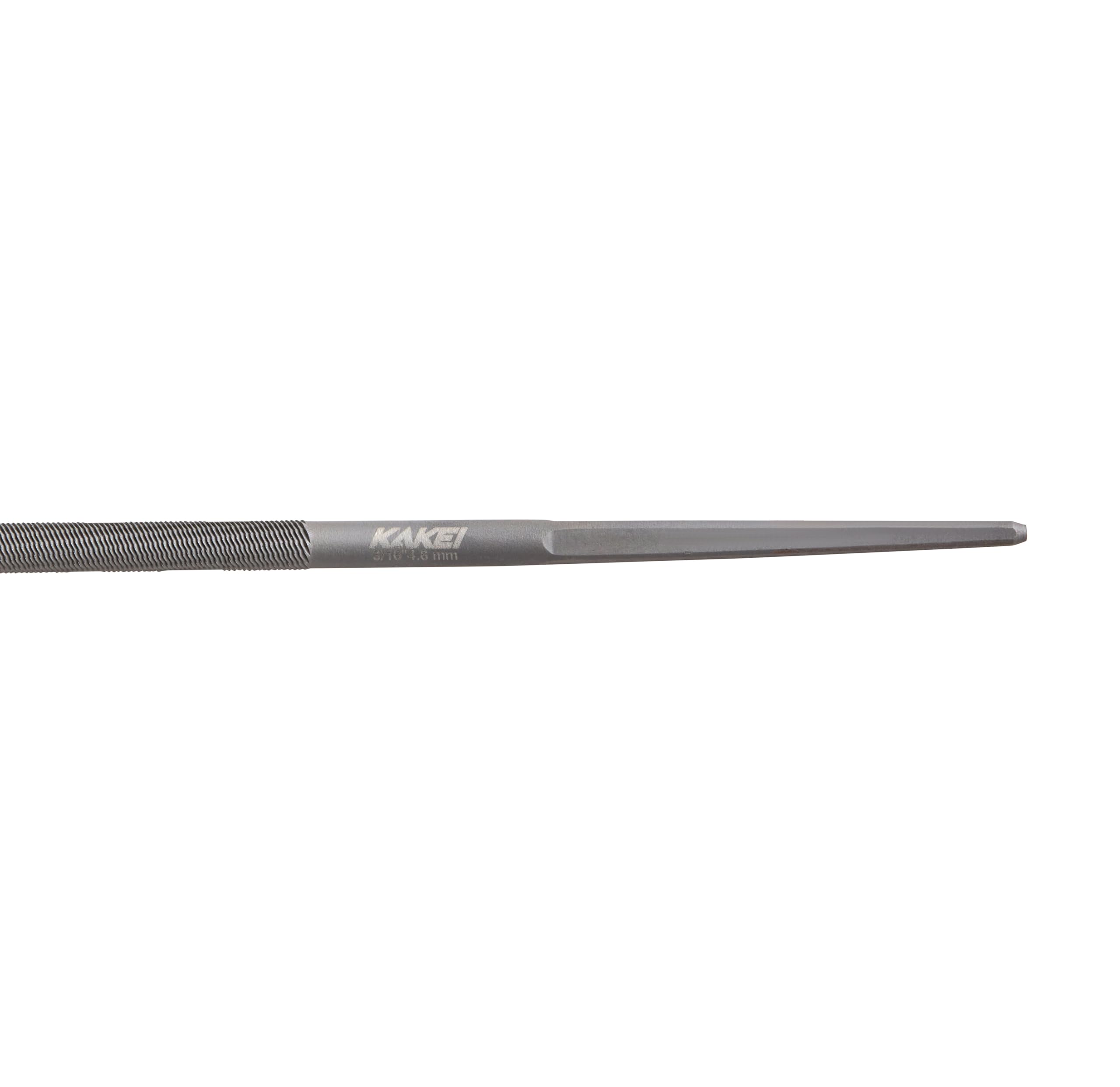 KAKEI hardwood handle delivers comfortable grip during filing.