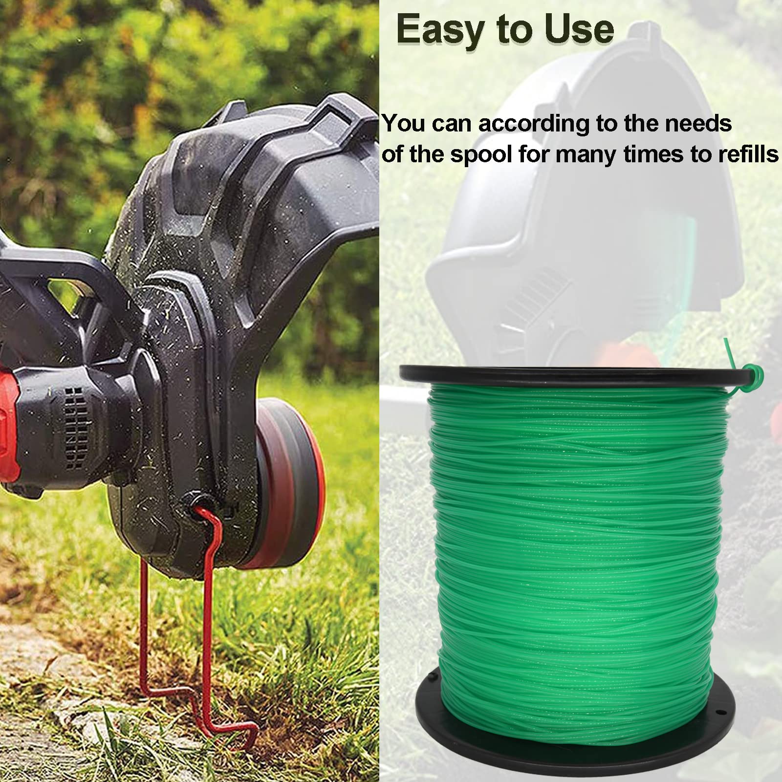 KAKO 080 round trimmer line durability and performance demonstration