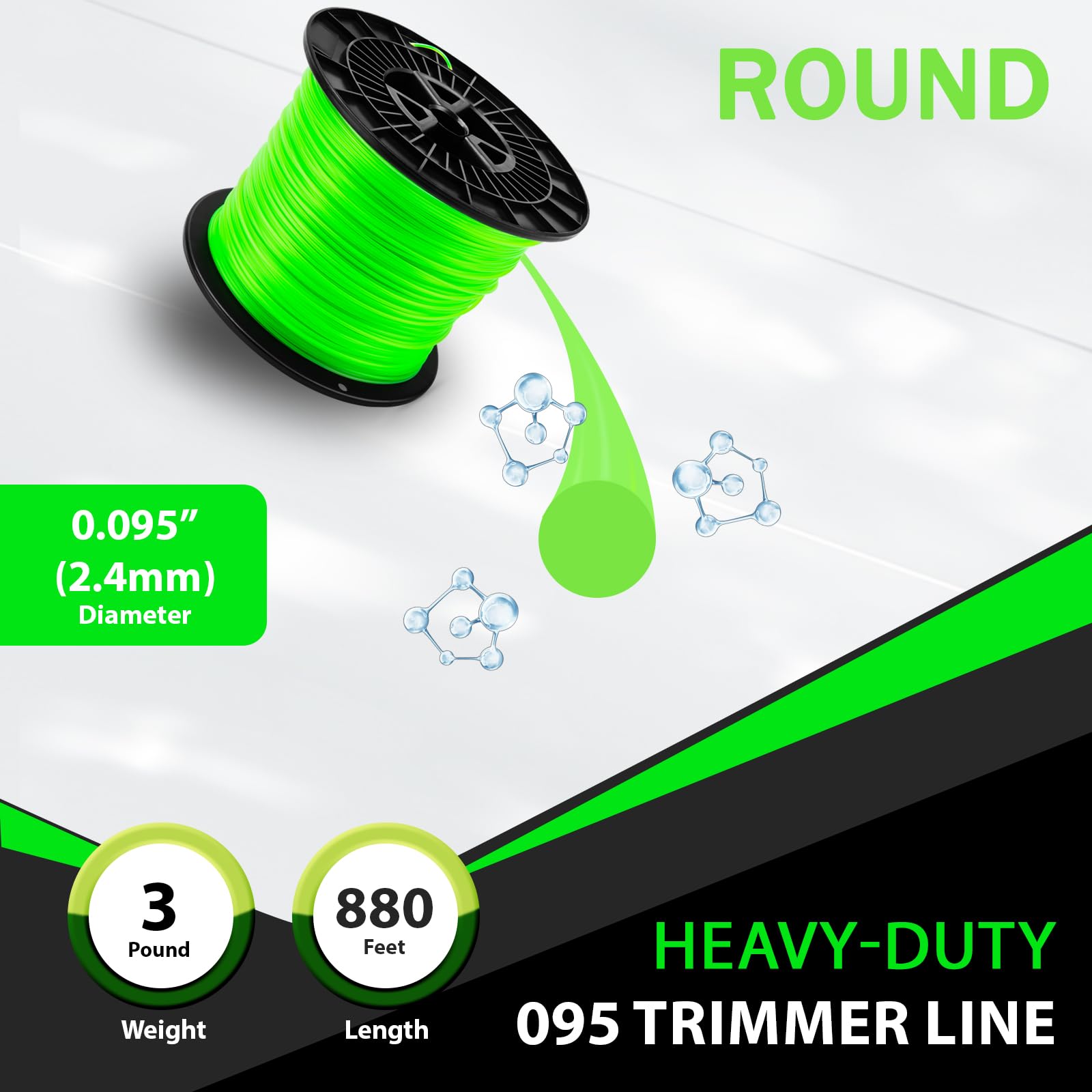KAKO 095 trimmer line compatibility with Echo and Husqvarna