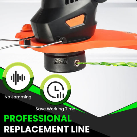 KAKO 0.095 inch trimmer line diameter ideal for robust weed clearance.