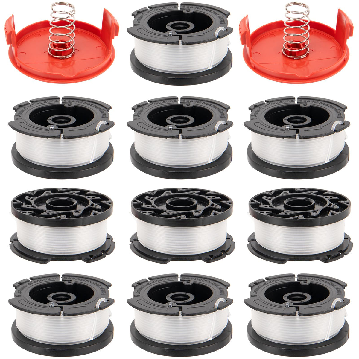 KAKO AF100 replacement spool with 30 ft nylon line for efficient trimming