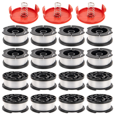 KAKO AF100 spool close-up showing durable nylon line for Black Decker