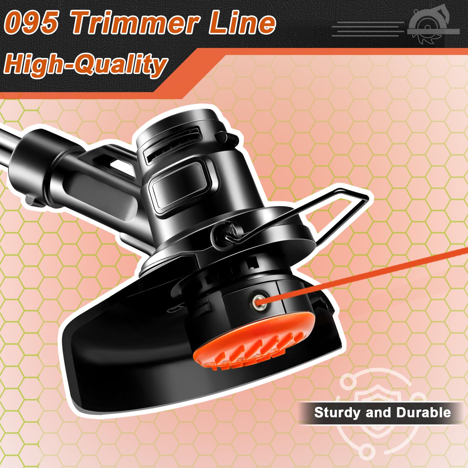 KAKO line compatible with Echo and Husqvarna trimmers for easy replacement